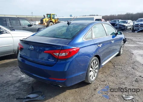 2016 Hyundai Sonata Sport из США, поврежденный, VIN 5NPE34AF4GH339543
